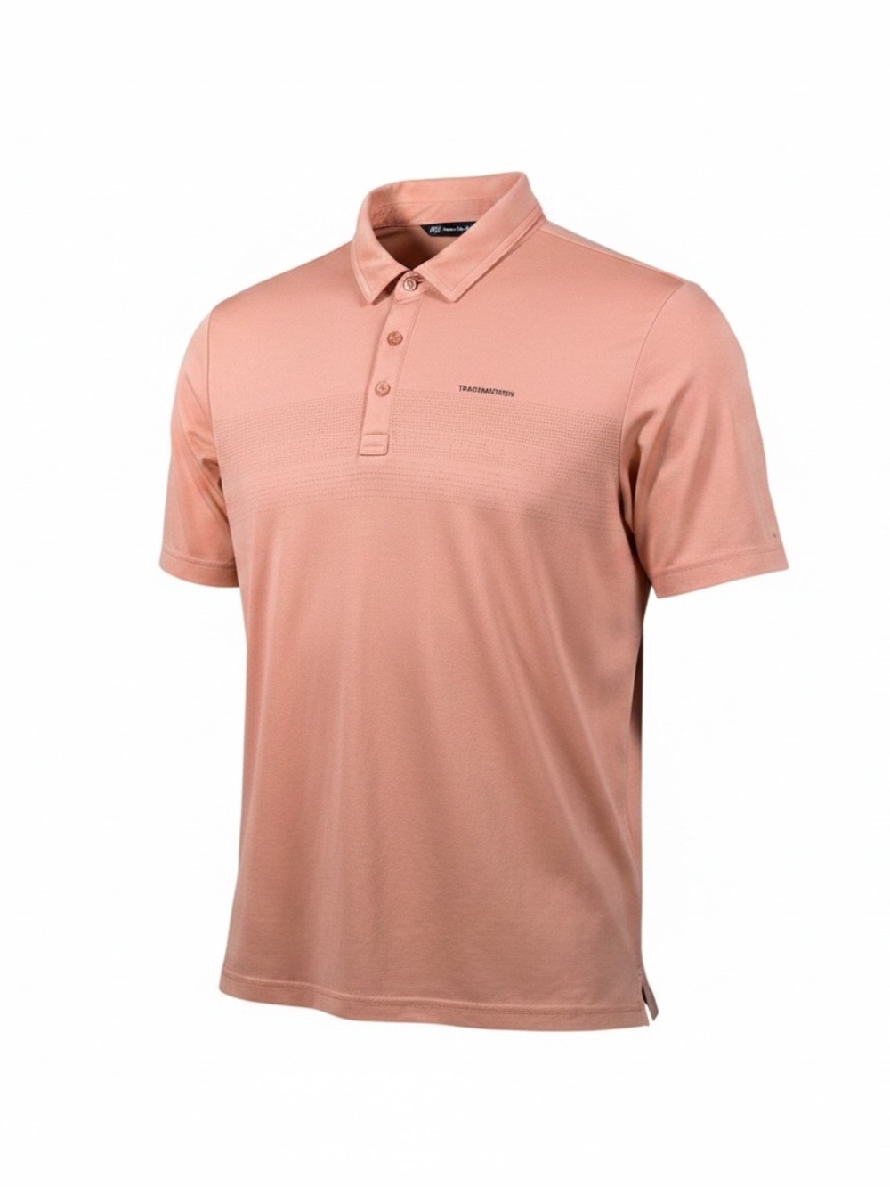 TravisMathew Men’s XL Peach Salmon Golf Polo Shirt Short Sleeve Performance